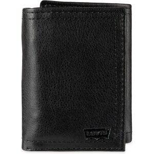 Men's Noir Black Wallet Style Includes Window Credit Card Holder Designed
